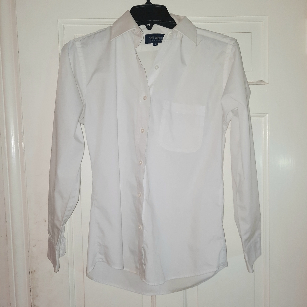 White Button Down Top